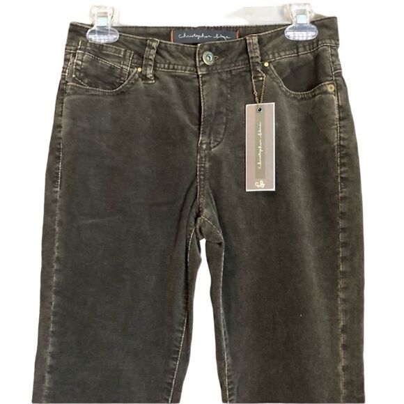 NWT! Christopher blue brown corduroy pants - Picture 2 of 12